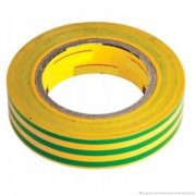 Изоляционная лента 0,18 х 19мм х 20мм (желто-зеленый)