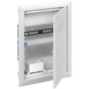 Шкаф ABB UK620MV мультимедийный с дверью с вентиляционными отверстиями и DIN-рейкой (2 ряда)