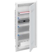 Шкаф мультимедийный с дверью с вентиляционными отверстиями и DIN-рейкой ABB UK640MV (4 ряда)