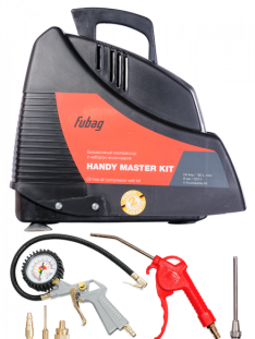 Компрессор безмасляный Fubag Handy Master Kit (OL 195) + 5 предметов