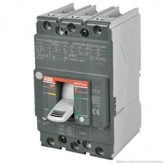 Автоматический выключатель ABB(АББ) Tmax XT1B 160 TMD 100-​1000 3p F F (1SDA066807R1)