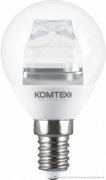Лампа светодиодная (ШАР) Эксперт LED Е14 5Вт 827 КОМТЕХ (Comtech)
