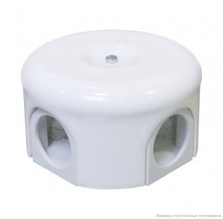 Lindas 33010 Распределительная коробка керамическая D78мм (Белый)