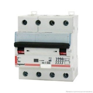 08013 Legrand DX Автоматический выключатель дифференциального тока(диффавтомат) 4P-40A-30mA