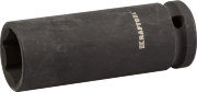 Торцовая головка "INDUSTRIE QUALITAT" ударная, удлиненная, фосфатированная (1/2", FLANK, Cr-Mo, 21 мм) KRAFTOOL 27942-21_z01