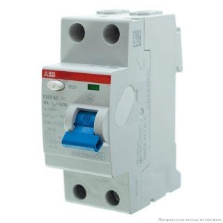 Выключатель дифференциального тока (УЗО) ABB F202 AС 40/0.03 (40а 30мА)