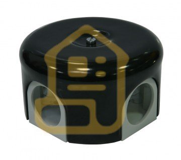 Lindas 33515 Распределительная коробка керамическая D90мм (Черный)