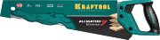 Ножовка универсальная "Alligator Universal 7", 450 мм, 7 TPI 3D зуб, KRAFTOOL