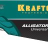 Ножовка универсальная "Alligator Universal 7", 450 мм, 7 TPI 3D зуб, KRAFTOOL