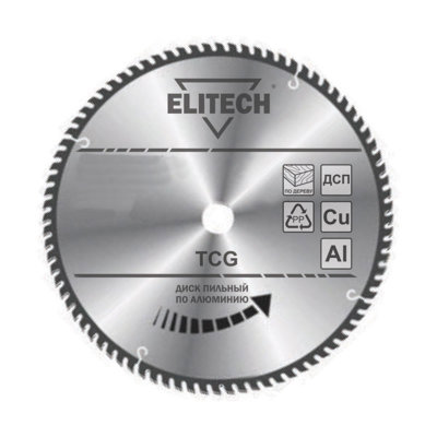 Пильный диск Elitech 190x30 60зуб. алюминий 1820.116400 
