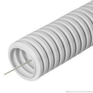 Труба ПВХ гофрированная(гофра для кабеля) с зондом 50мм (уп.15м)