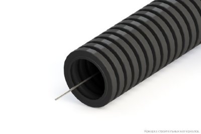 Труба ПНД гофрированная(гофра ПНД для кабеля) с зондом 20мм (уп.100м)